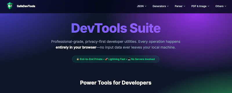 SafeDevTools Suite screenshot 1