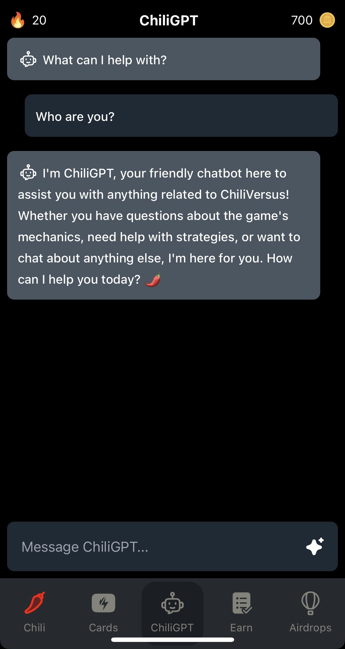 ChiliVersus - Een telegram -app waar je favoriete rivaliteit tot leven komt media 4