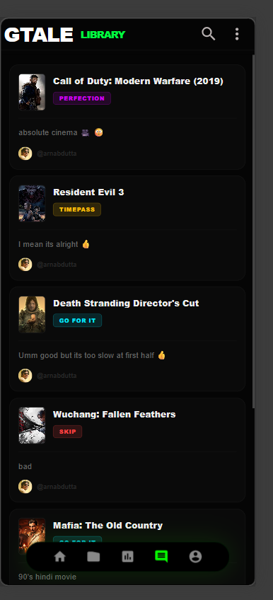 GTALE - Screenshot 3 showing product features and functionality