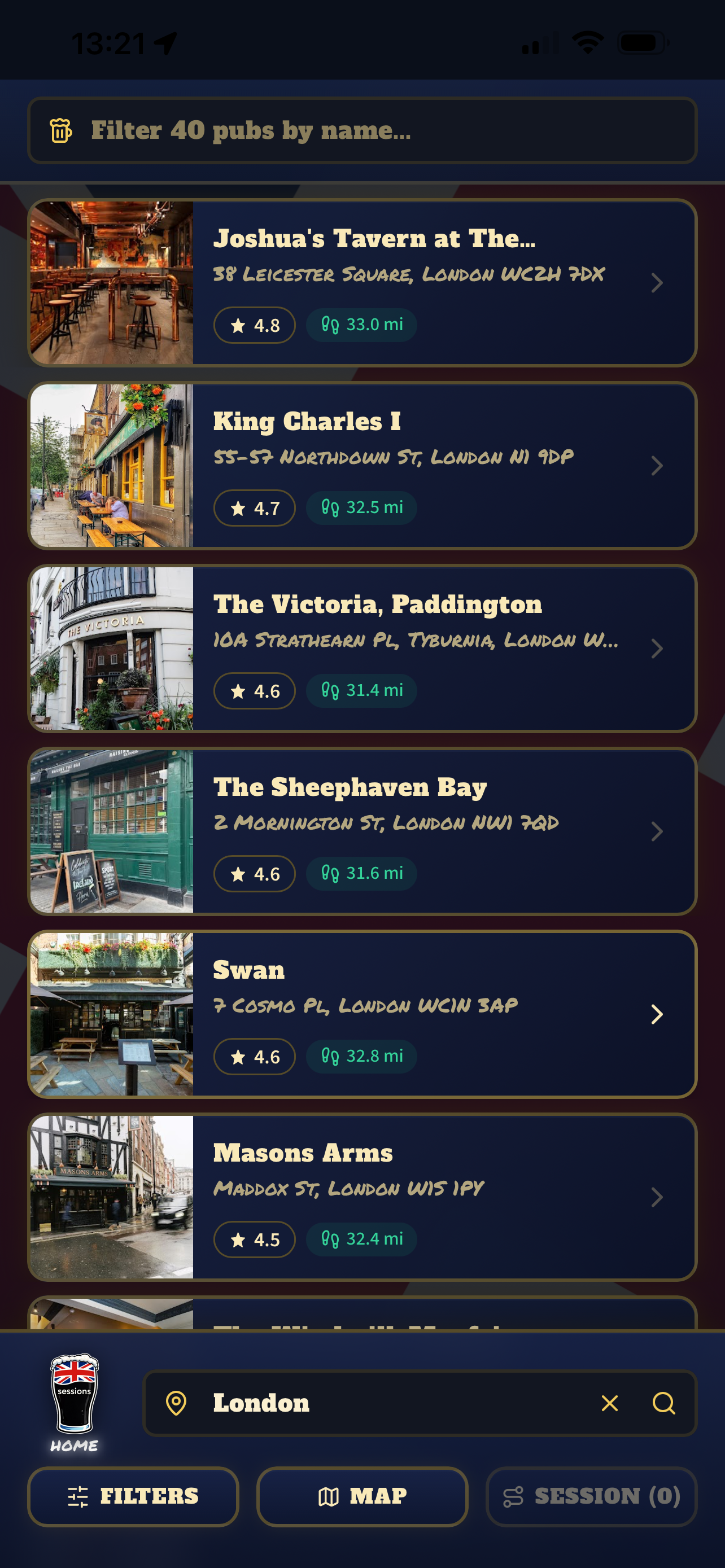 Sessions UK gallery image