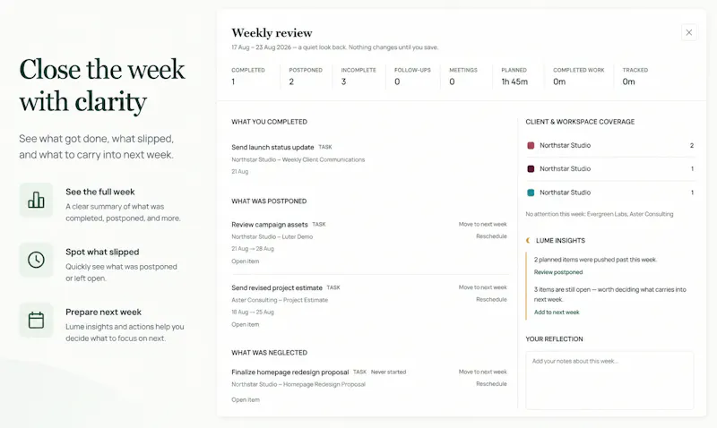 Luter — A calmer work OS screenshot 3