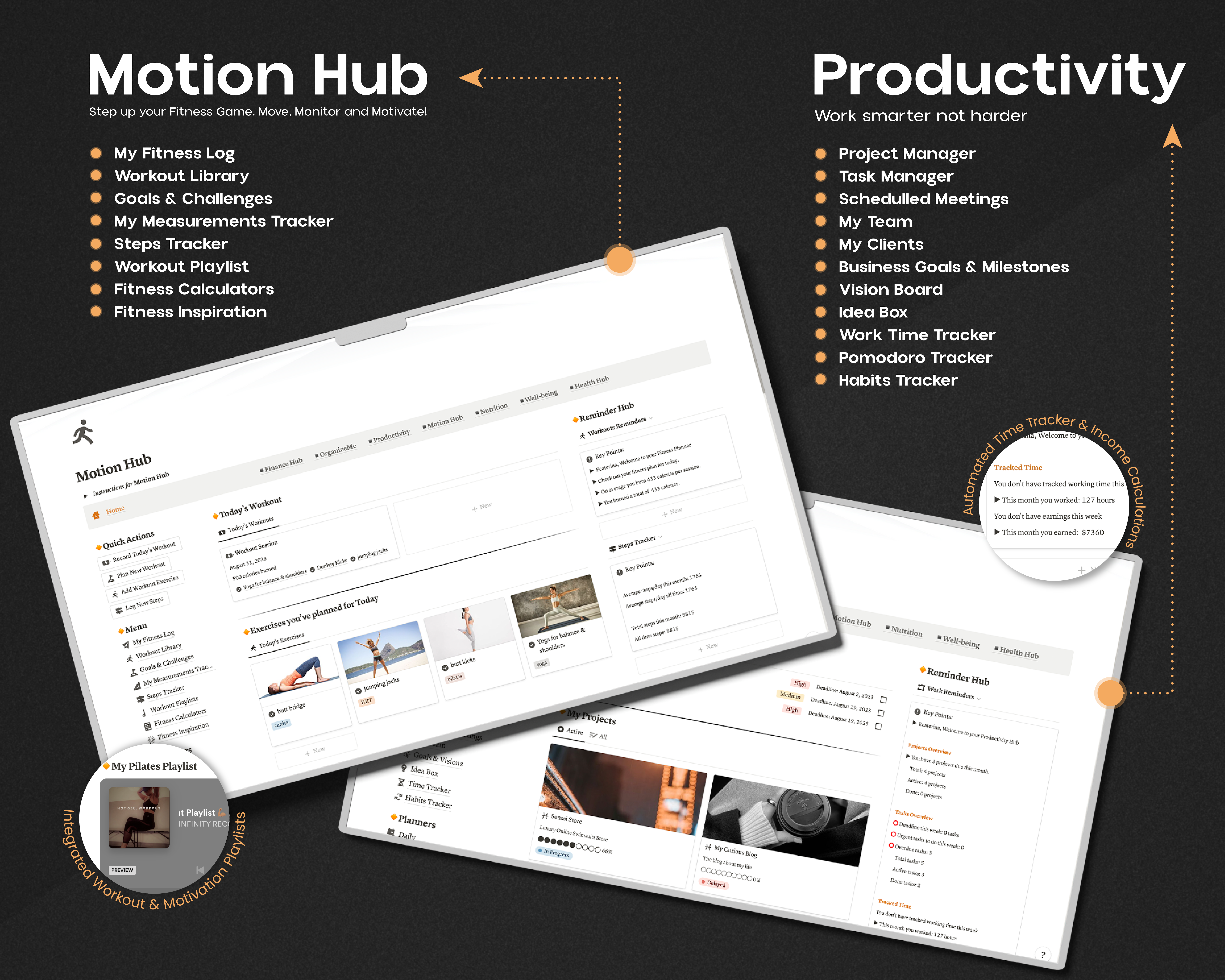 Second Brain 2.0 Notion Template - Powerhouse to organize every aspect of your life media 8