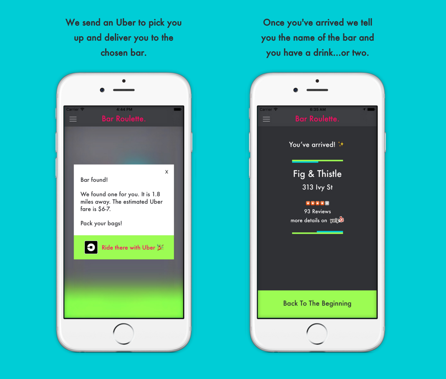 Bar Roulette for iOS Image