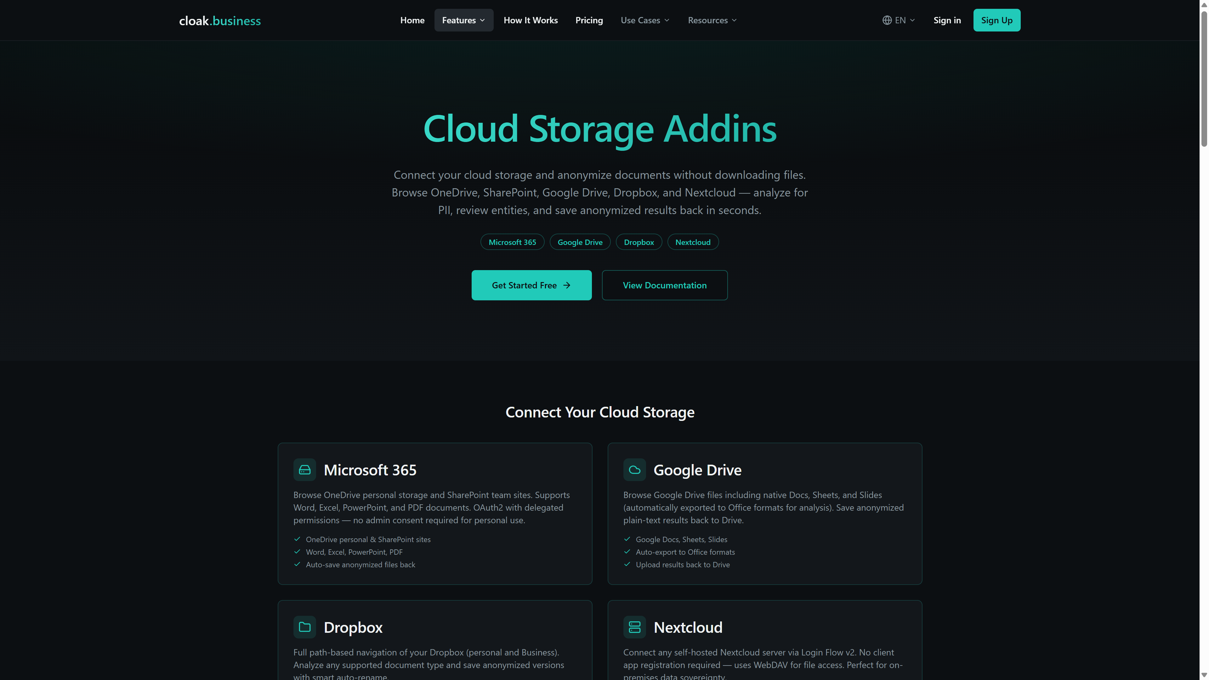 cloak.business SDK gallery image