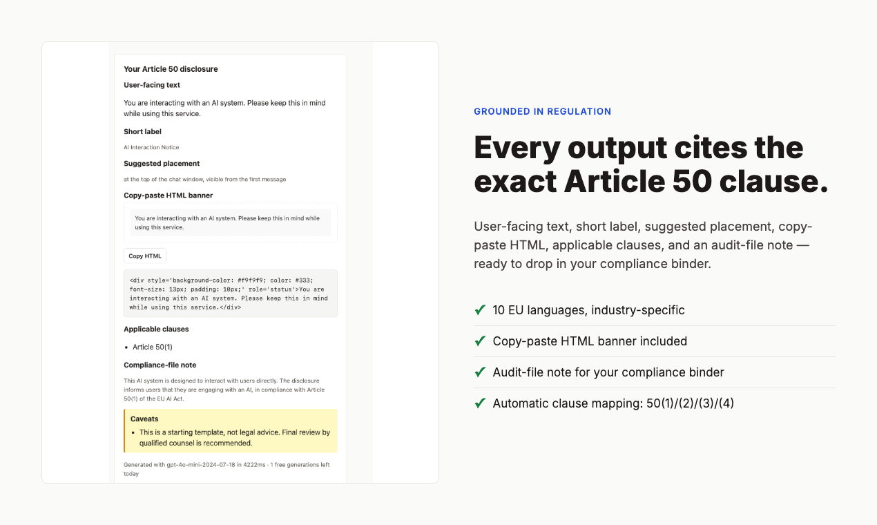 AI Disclosure Kit gallery image