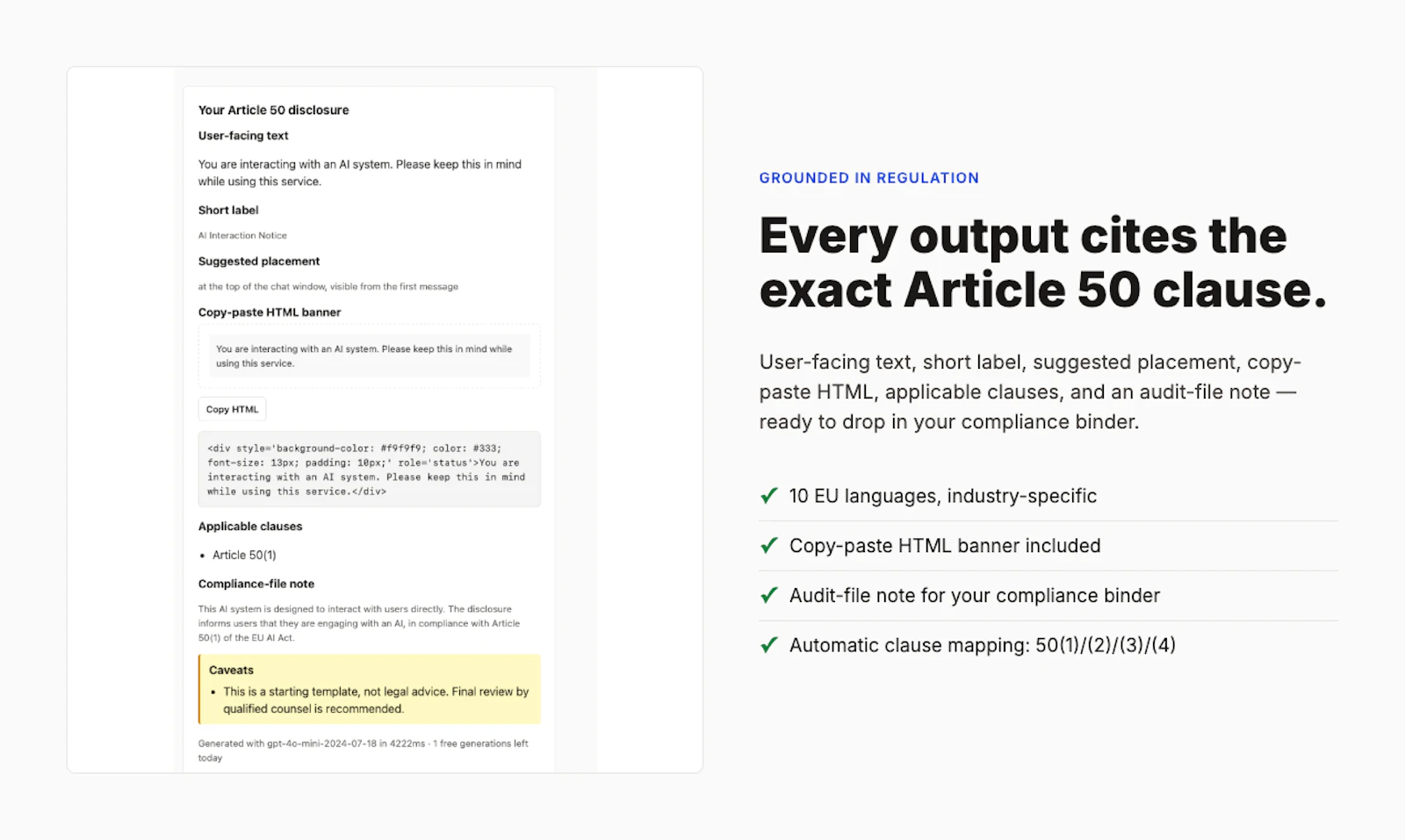 AI Disclosure Kit screenshot 6