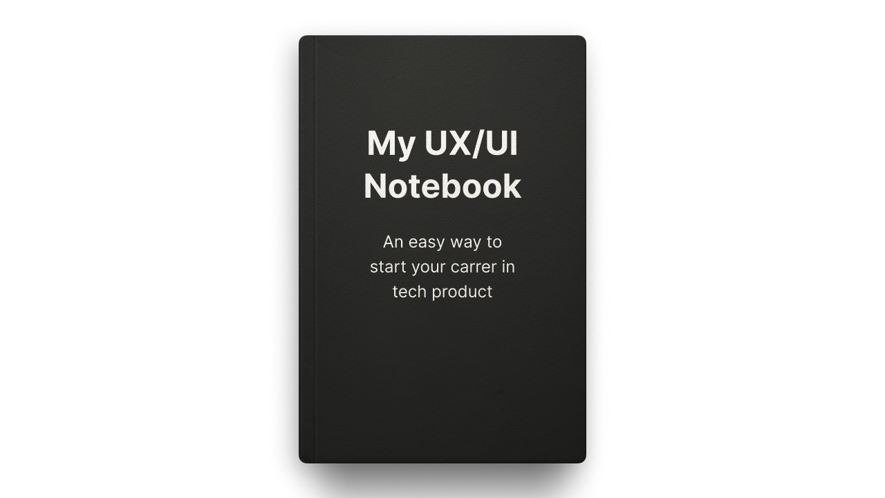 My notes of my carrer in UX/UI Design