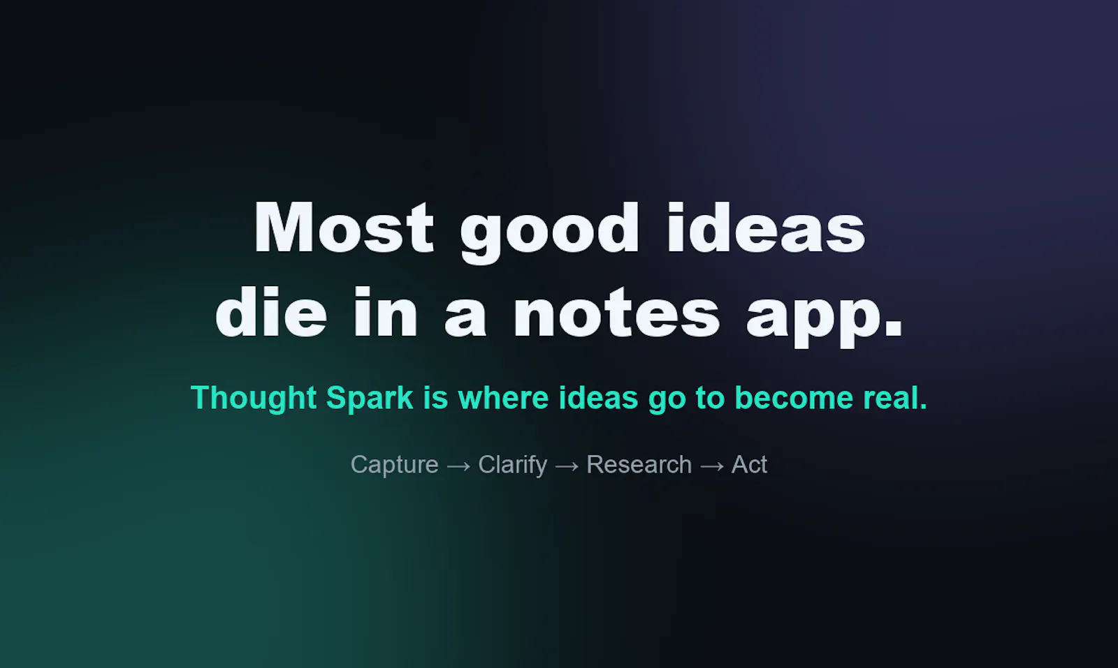 Thought Spark screenshot 1