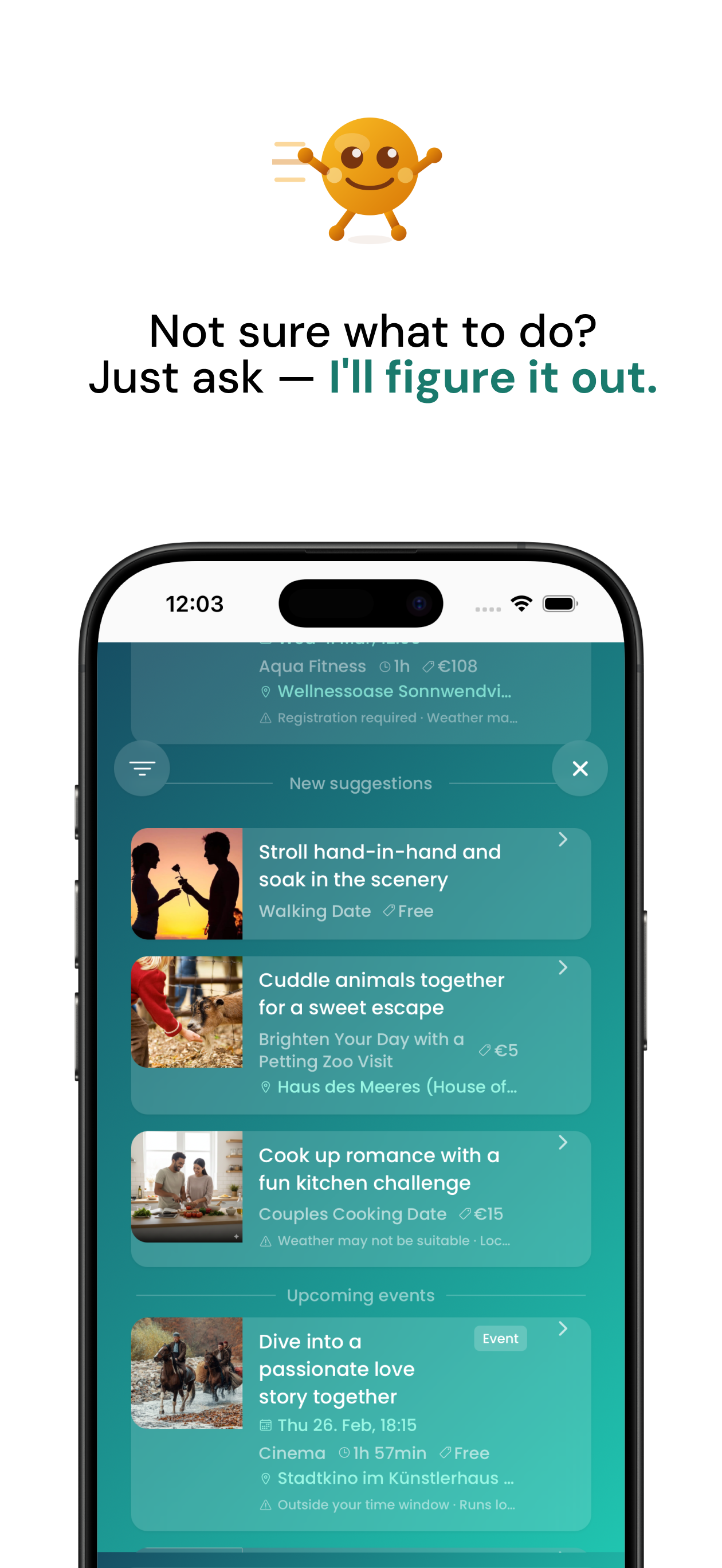 Movi - Your Personal Free Time Agent - Screenshot 3 showing product features and functionality