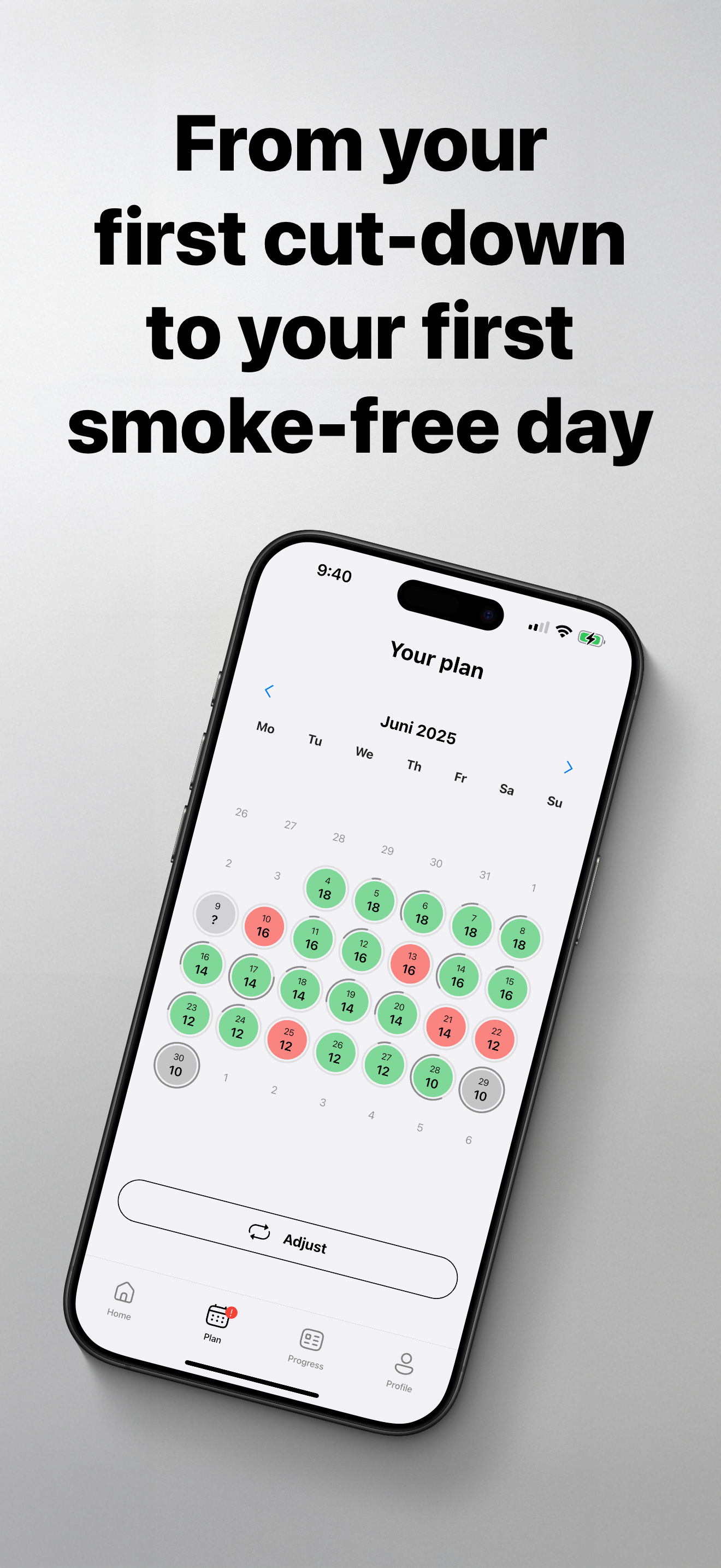 SmokeFree with your own plan - Smoke Free got a huge update with new functions and designs media 2