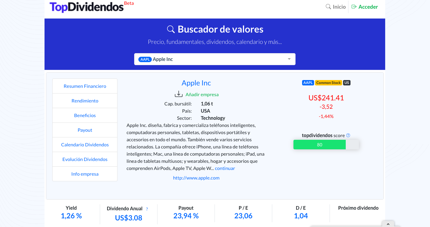 TopDividendos gallery image