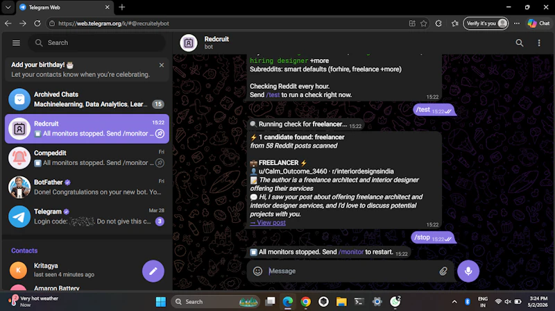 Redcruit — Find Candidates from reddit screenshot 3