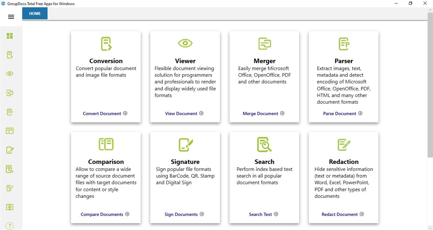 GroupDocs.Total Free Apps for Windows gallery image