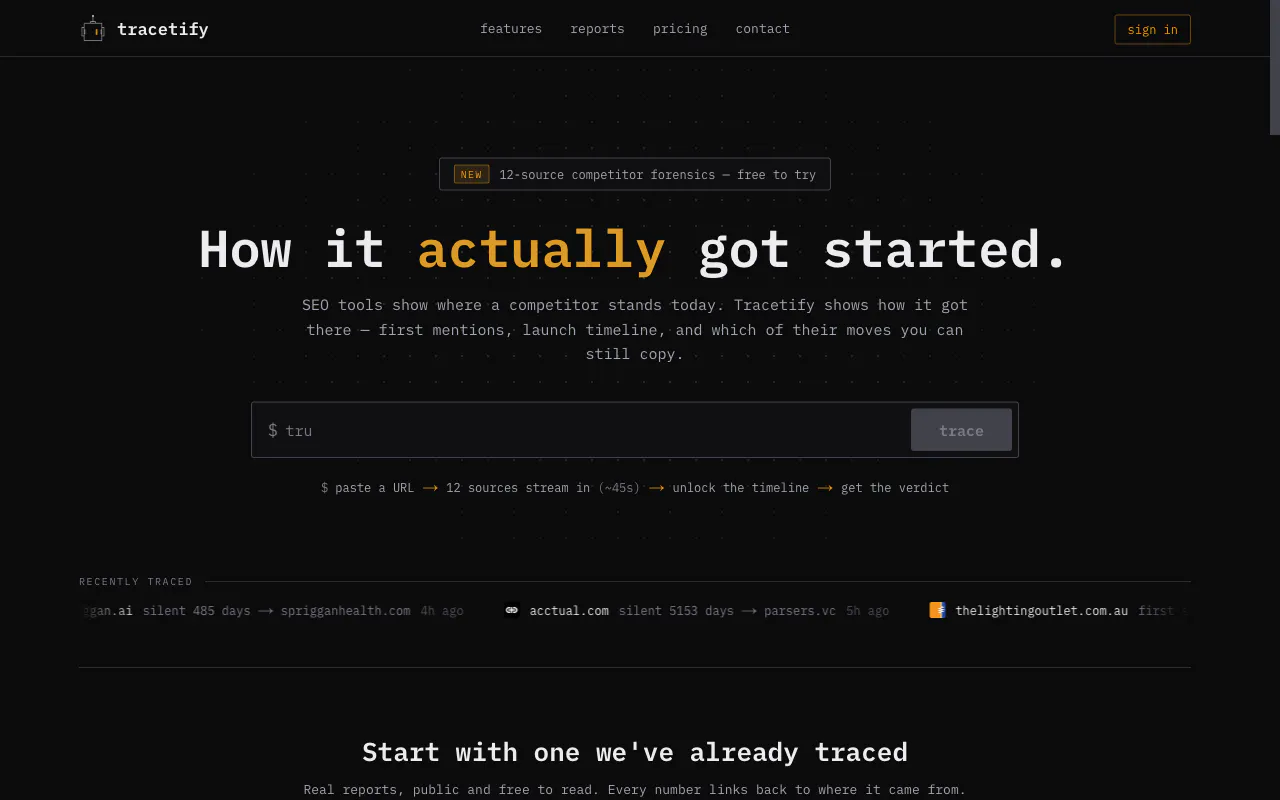 Tracetify gallery image