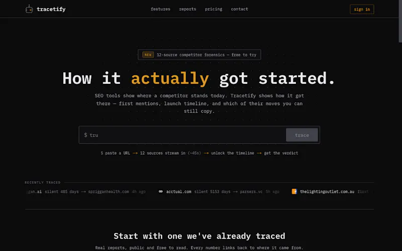 Tracetify screenshot 5