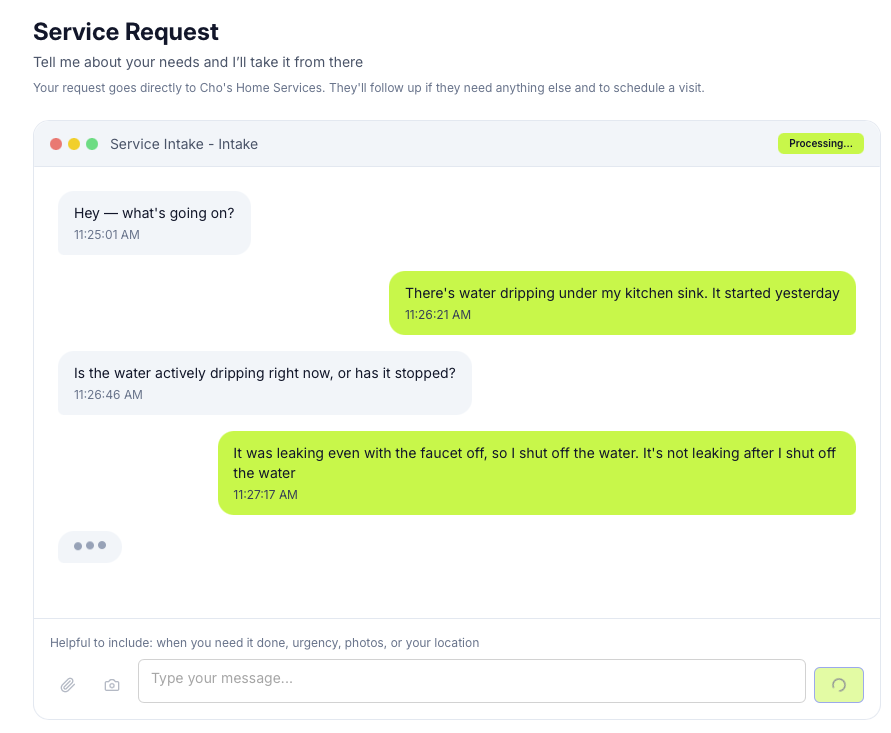 FirstPass - AI Intake for Home Services gallery image