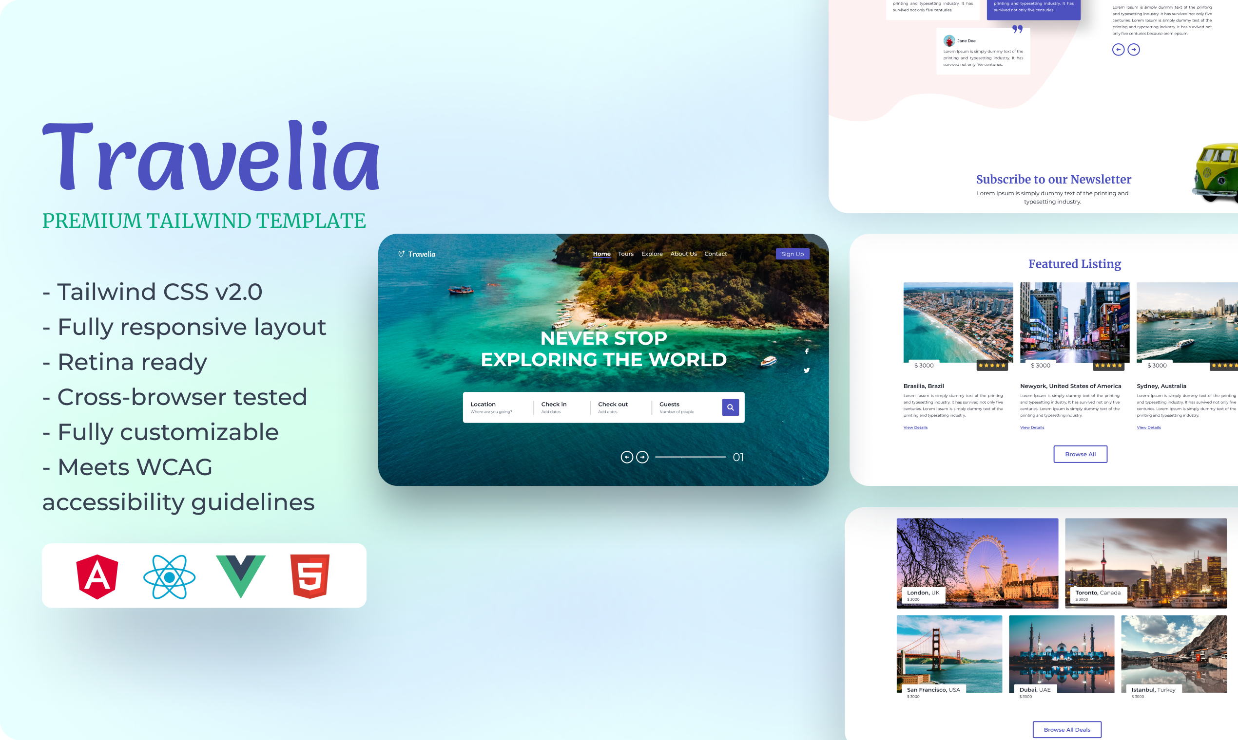 Tailwind UI Kit V2.5 gallery image