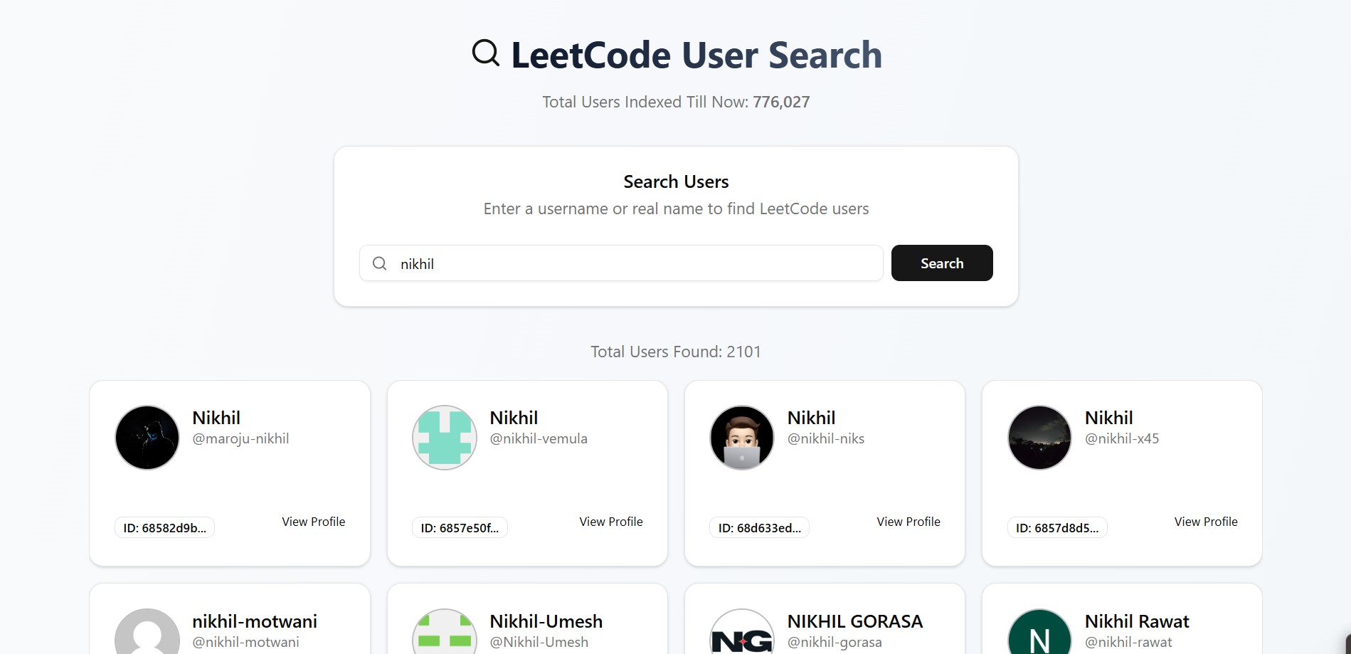Média Rechercher les utilisateurs de Leetcode - Recherchez vos amis de Leetcode par leur nom ou nom d'utilisateur 1