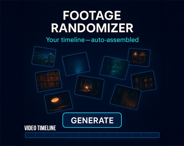 Footage Randomizer - Product Hunt launch logo