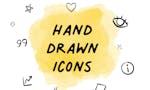 Hand-drawn icons image