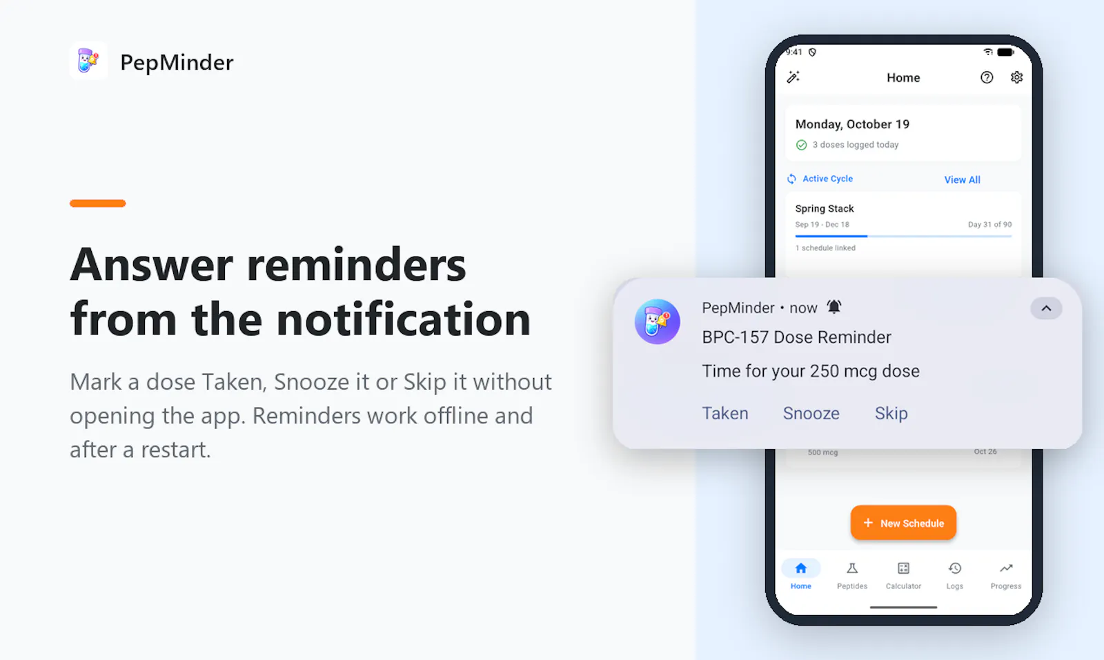 PepMinder screenshot 5