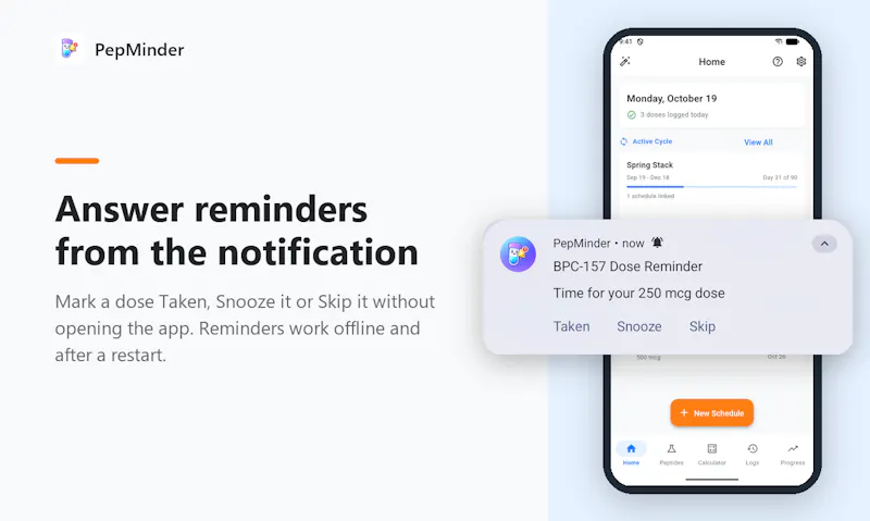 PepMinder screenshot 5