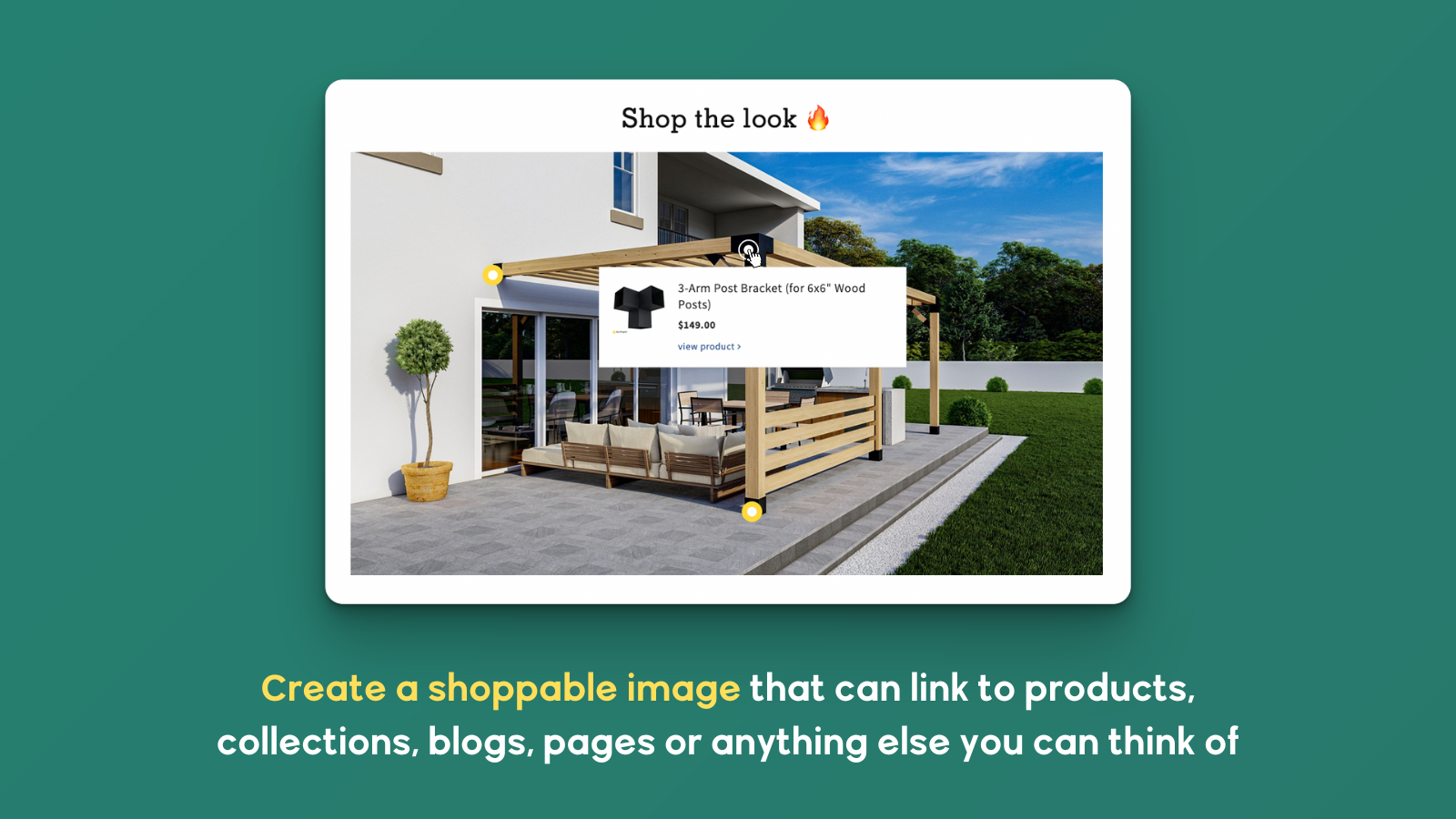 Mídia 3 de Hotspots de imagem de compra - Transforme imagens chatas em imagens de compras