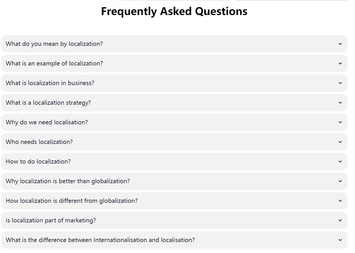 Localization Services media 2