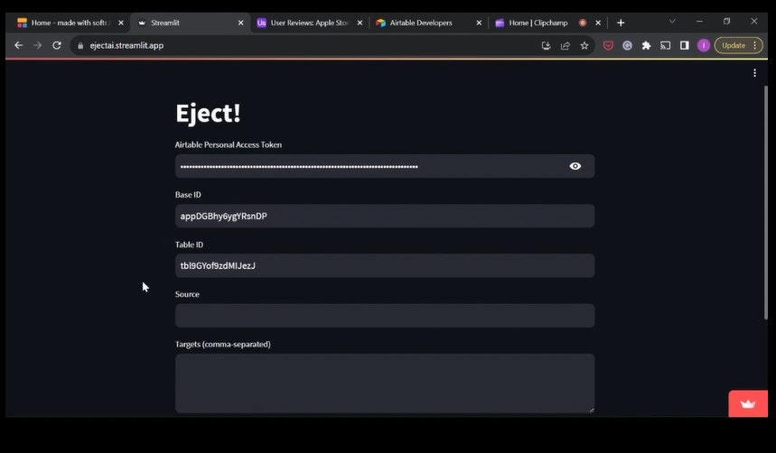 ¡Expulsar! - Presione expulsar y refinar sus campos de texto media 3