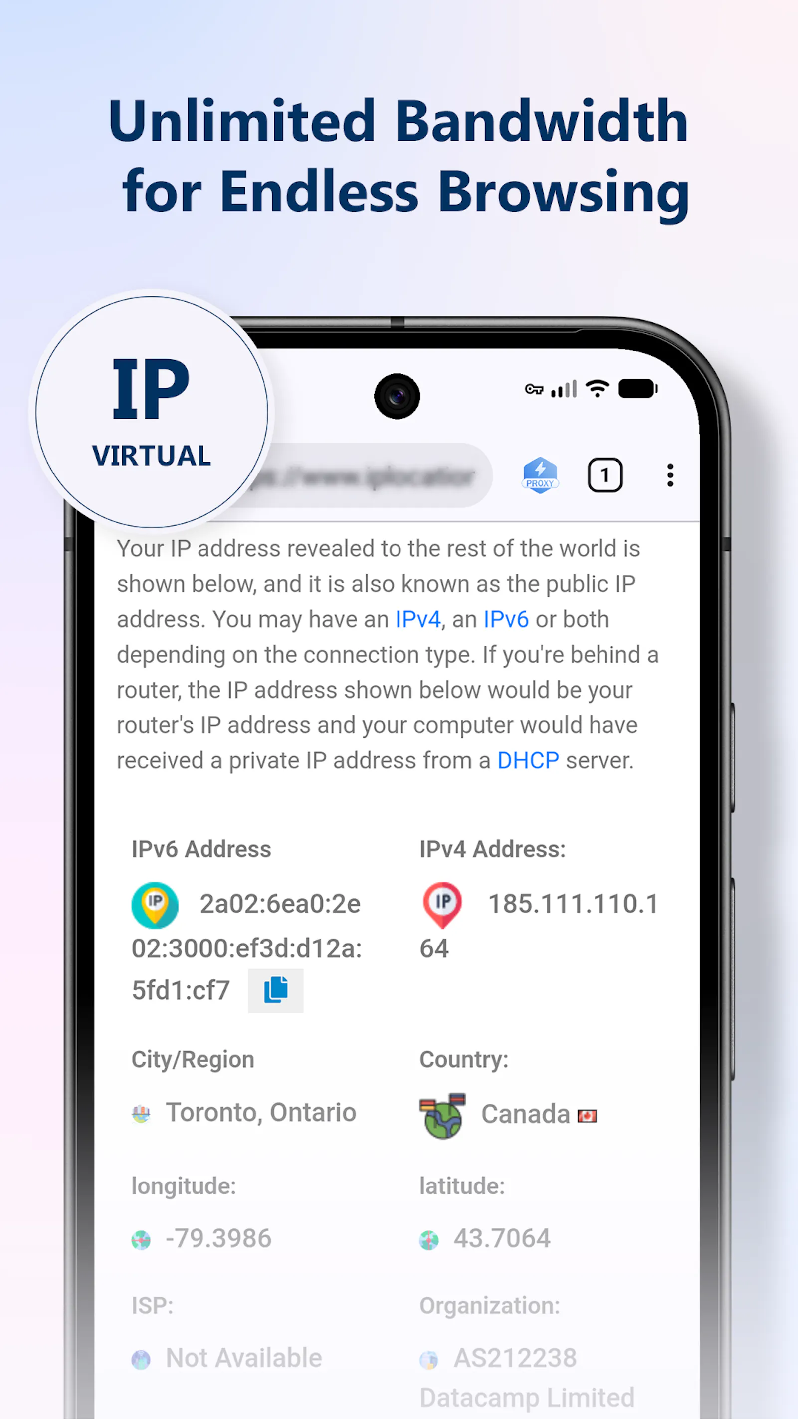 Blue Proxy Browser & WebProxy screenshot 6
