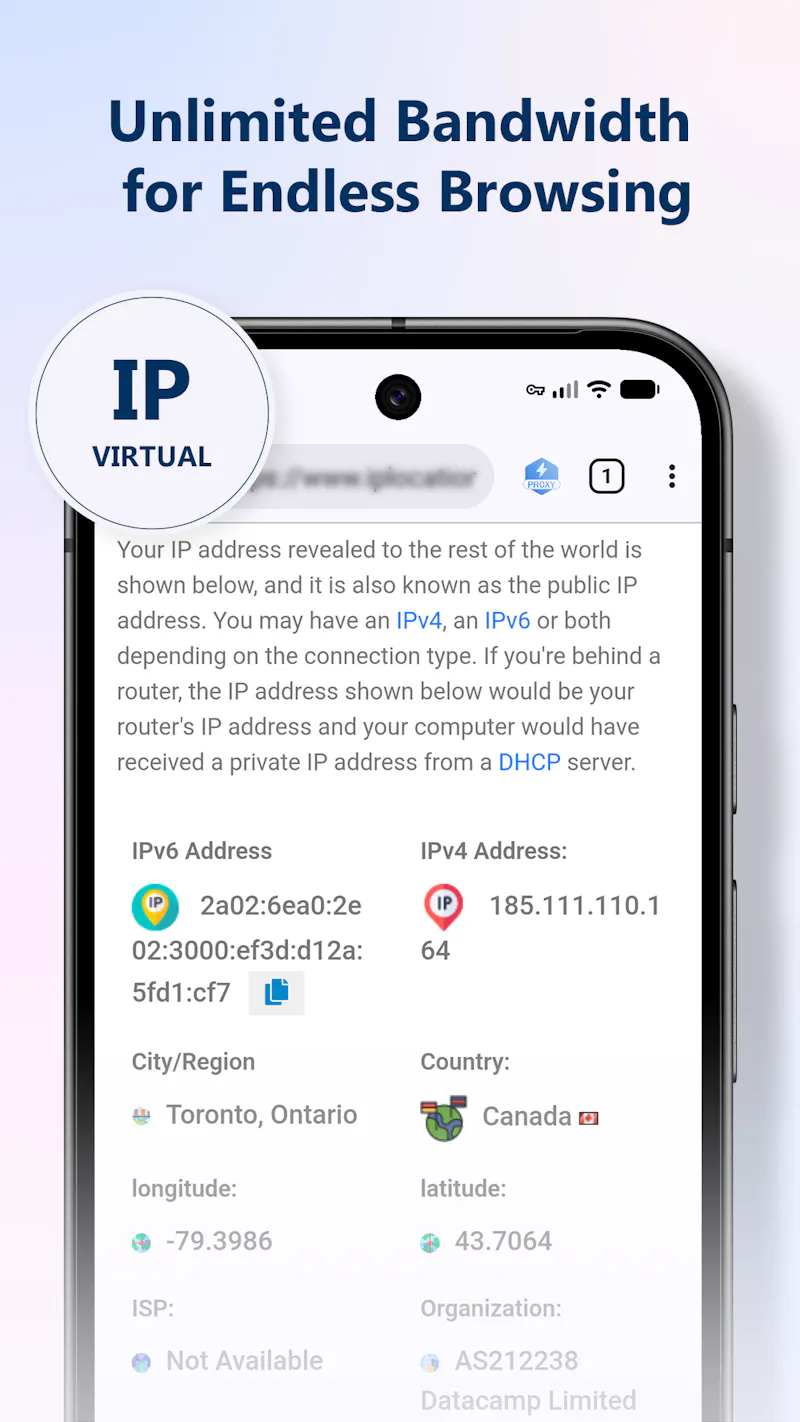 Blue Proxy Browser & WebProxy screenshot 6