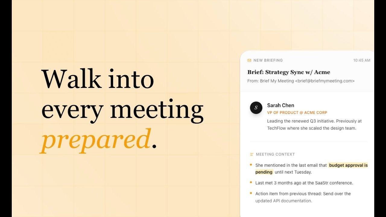 Brief My Meeting gallery image
