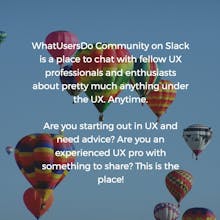 WhatUsersDo Community on Slack gallery image