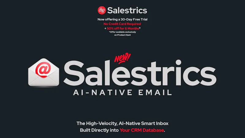 Salestrics AI-Native Email Beta screenshot 1 (video preview)