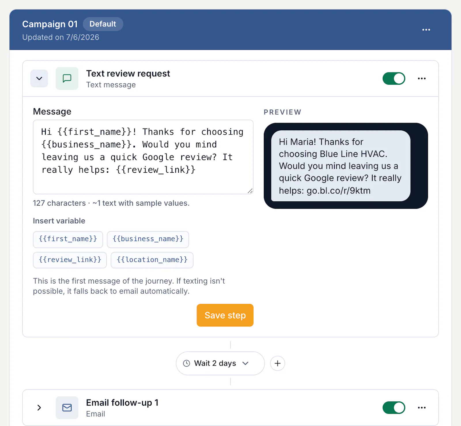 ReviewNudger screenshot 3