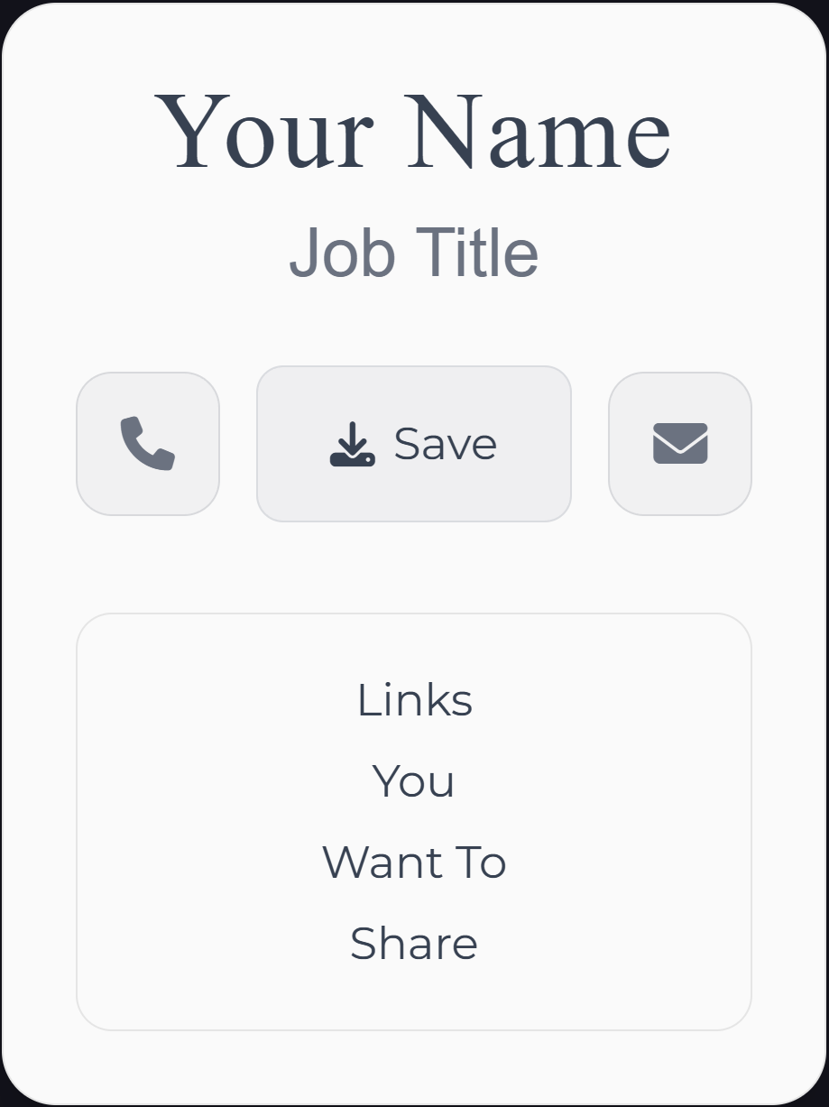 My Card: Digital Business Card gallery image