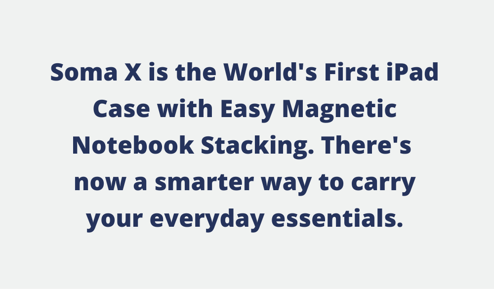 Soma X Magnetic iPad + Notebook Case gallery image