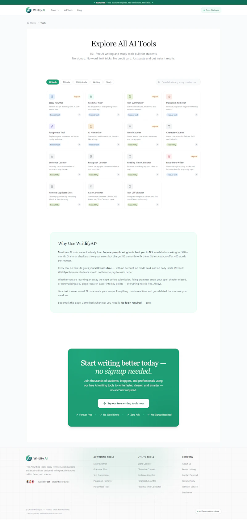WritlifyAI screenshot 2
