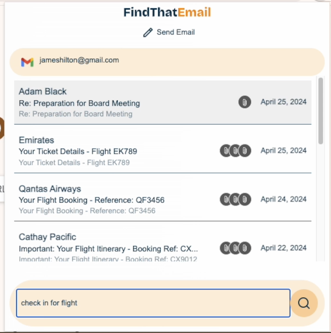 FindthatEmail - Gelen kutunuza gidin, içinde boğulma medya 5