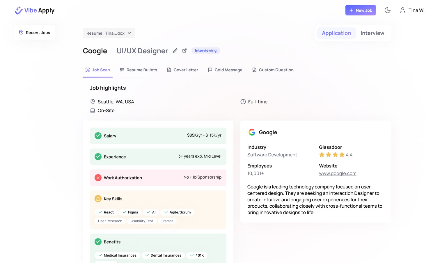 Vibe Apply gallery image