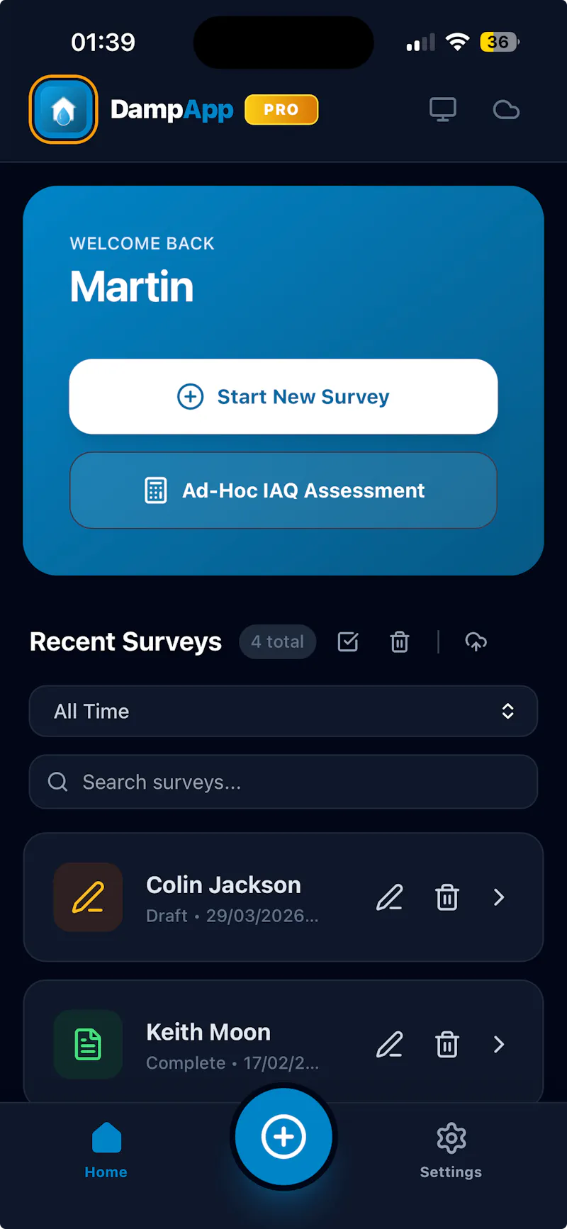 DampApp Pro screenshot 1
