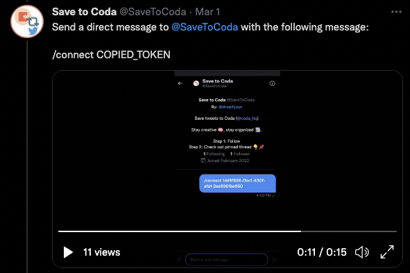 Save to Coda gallery image