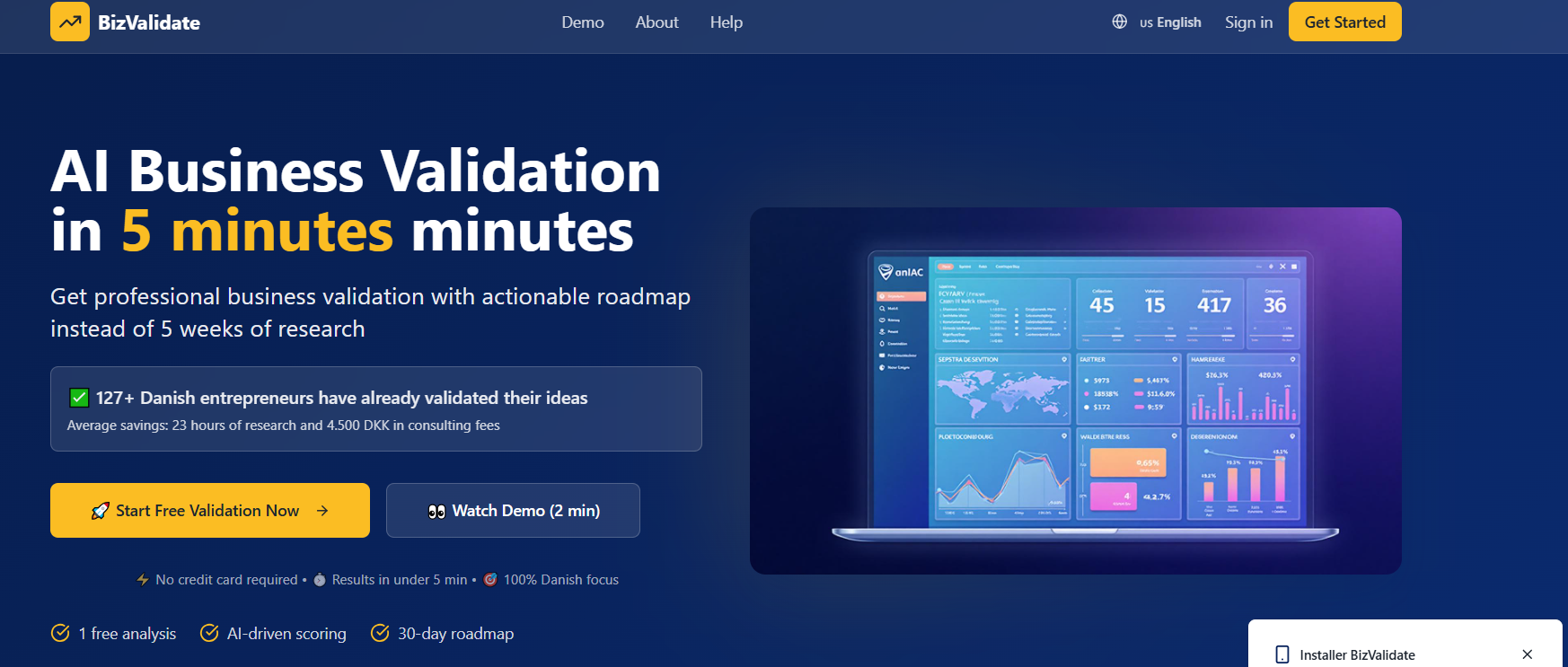 BizValidate - "Turn Ideas into Data-Driven Decisions" медиа 1