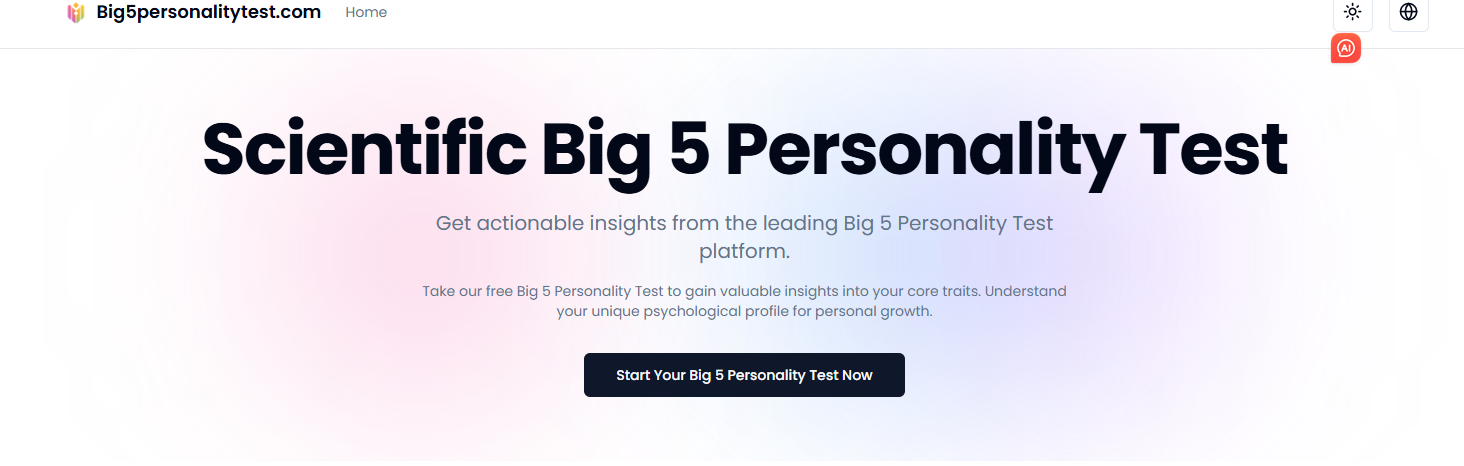 Big5PersonalityTest.com - 無料のビッグ5パーソナリティテストオンライン＆レポートメディア1