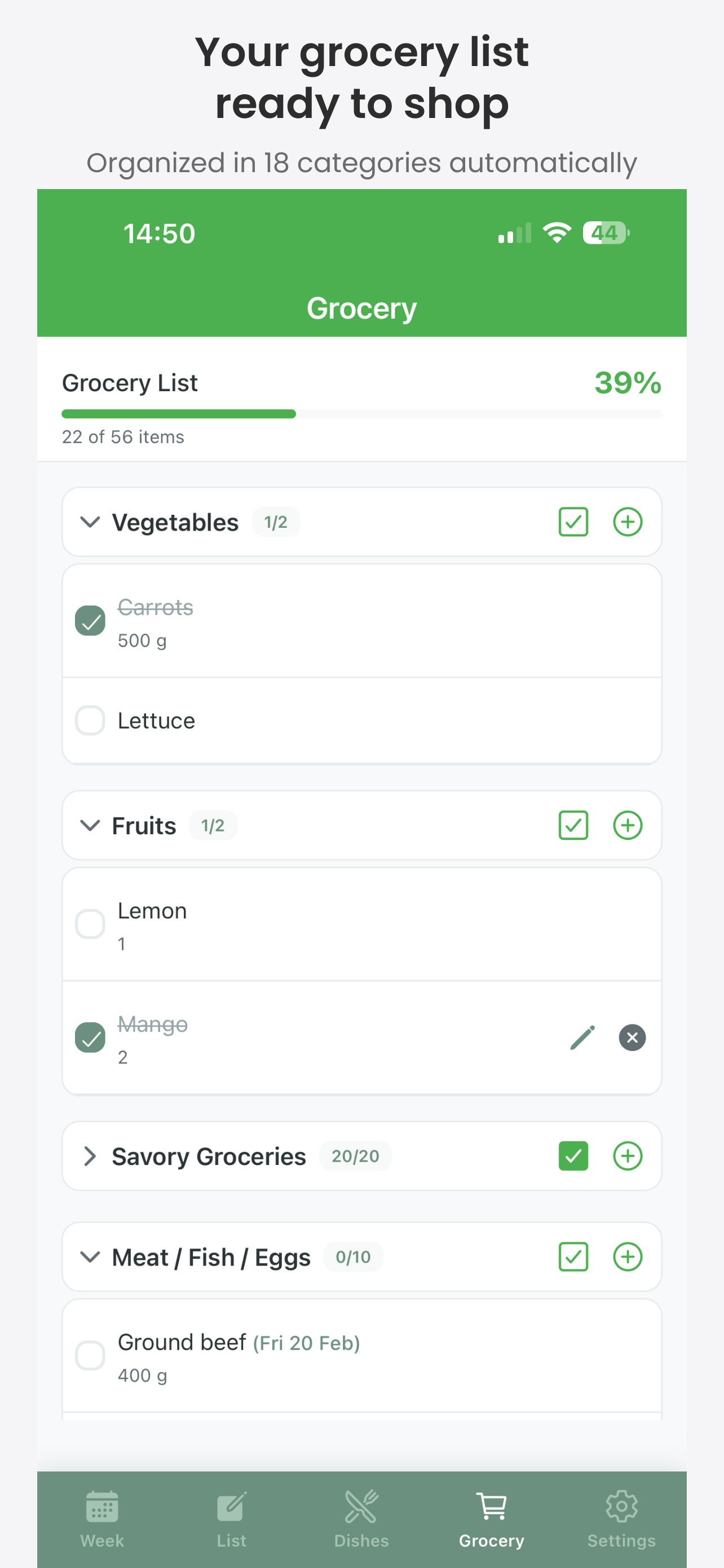 Listie - Meal Planner media 3