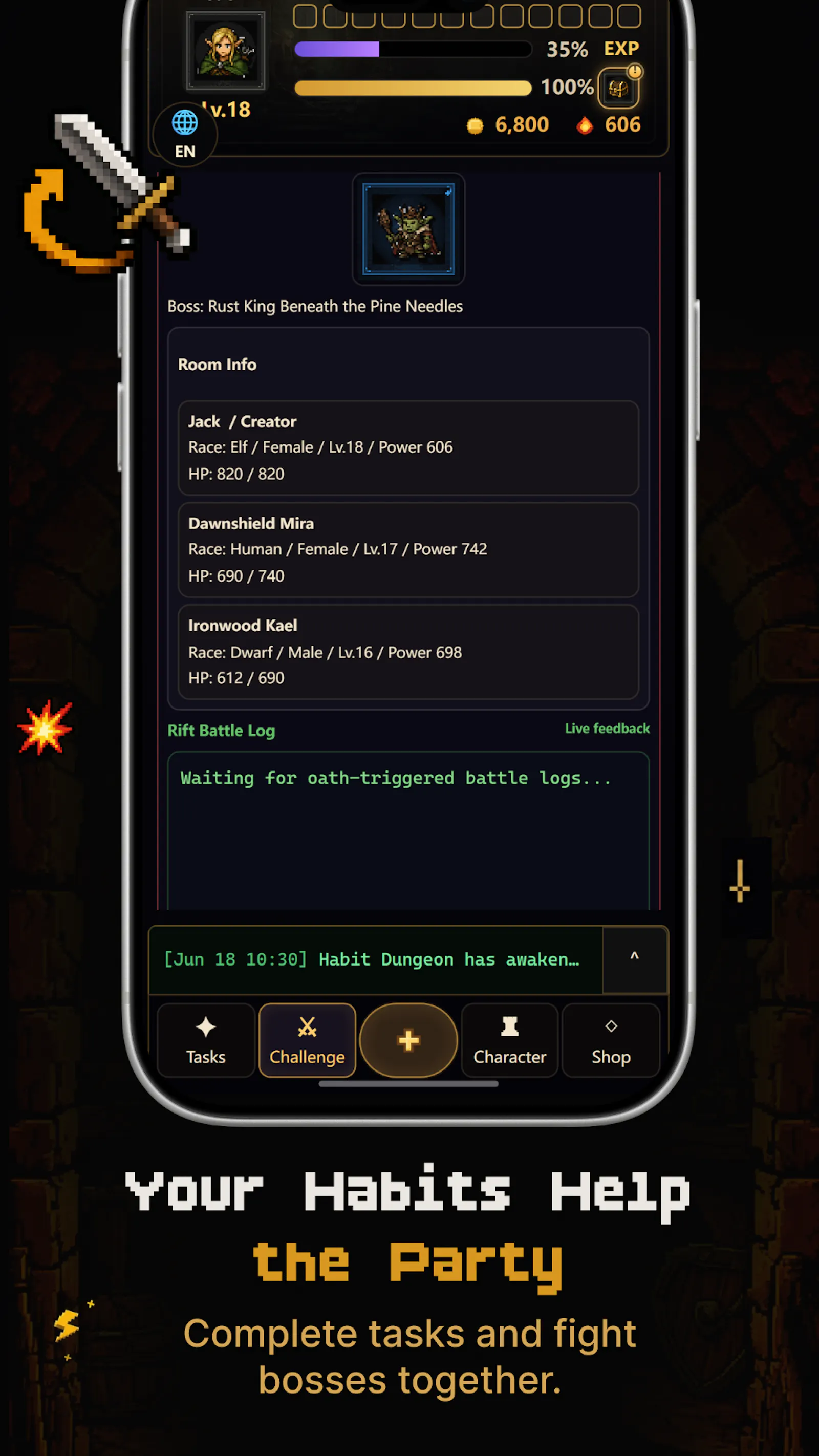 Habit Dungeon screenshot 2