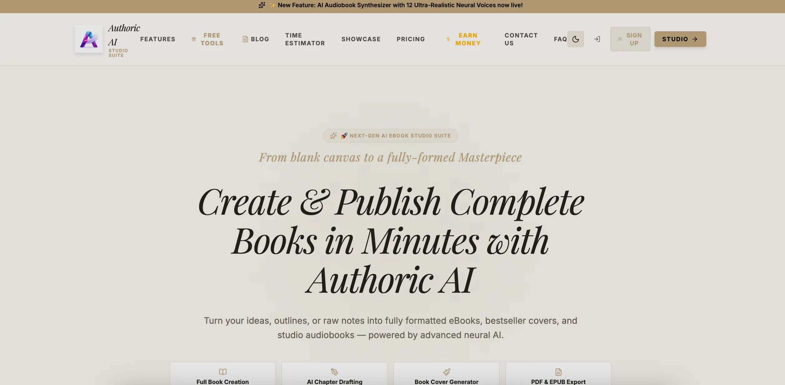 Authoric AI - Full Book Writing Software gallery image