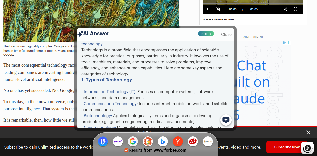 Vistal Addon - Browser Extension gallery image