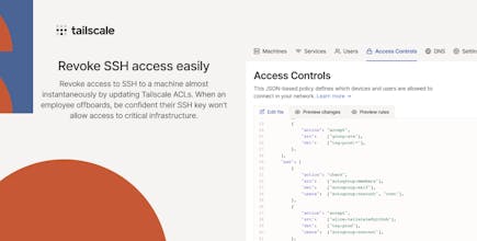 Tailscale SSH gallery image
