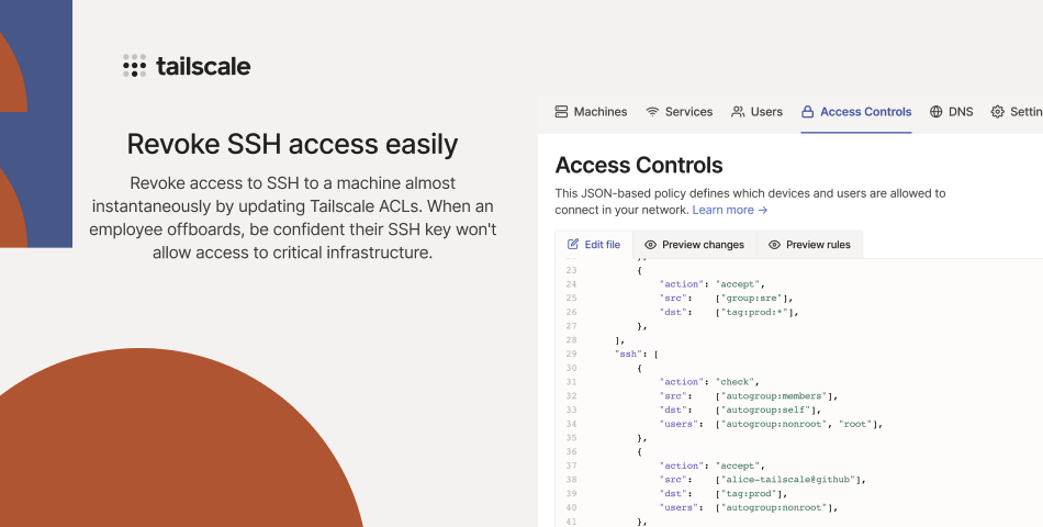 Tailscale SSH media 4